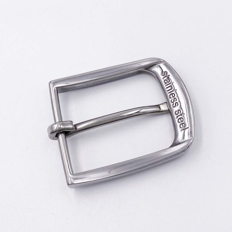 LAXPICOL 1.5"(40mm) Heavy Duty Stainless Steel Single Prong Square Belt Buckle - Image 4